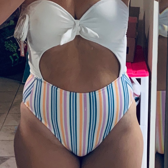 NWT Bathing Suit -Cutout One-Piece - Picture 2 of 5